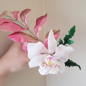 Velvet Rose Millinery Flower with Leaves Rich Wine Burgundy | Etsy