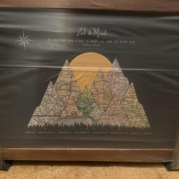 Personalized Housewarming Gift, Custom Home Map, First Time Home, First ...