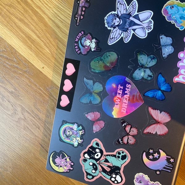 HXC Fairy Sticker | Y2k Scenecore Mall Goth Emo Punk Pastel Pink ...