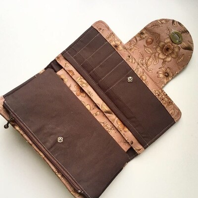 Mia Everyday Wallet Bagstock Sewing Pattern Pdf Sewing Etsy