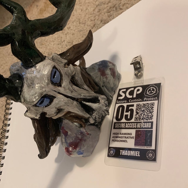 SCP foundation GUARD secret PVC hardcard Special Logo Cosplay