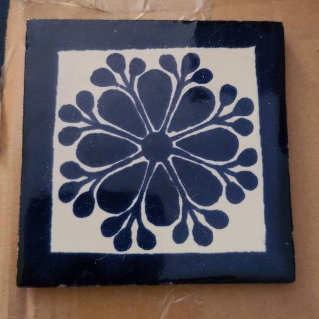 Lot de 3 carreaux d'oseaux Talavera, carreaux de terre cute mexcans, carreaux d'oseaux en