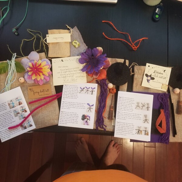 Kitchen Witch Doll Kit, Standing Witch Doll, Arts and Crafts for Adults ...