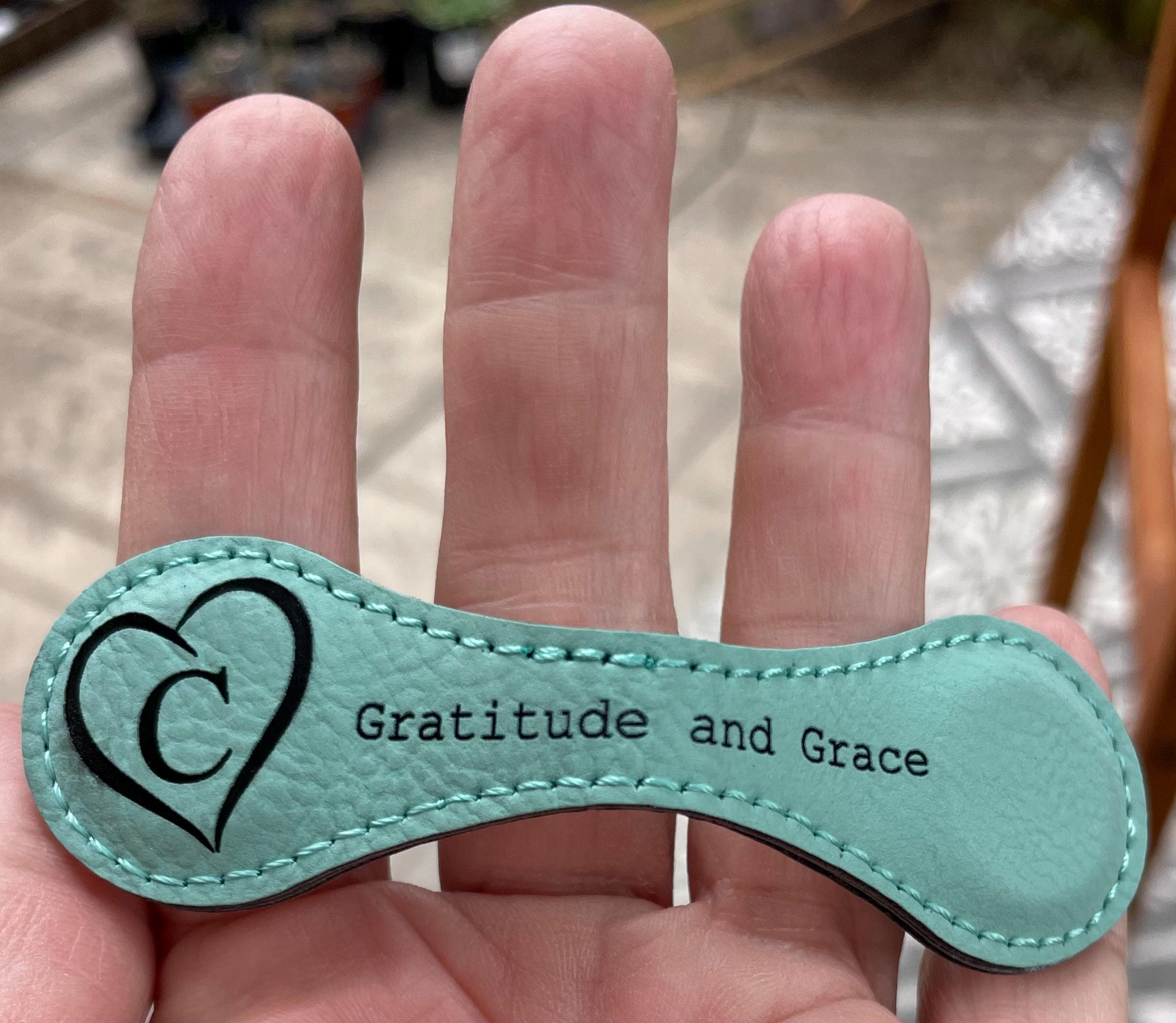 Magnetic Leather Bookmark – Personalized Book Lover Gift, Custom Reading Accessory