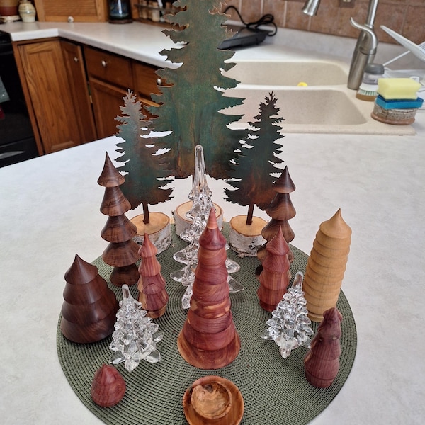 Rusty Metal Pine Tree ~ Rustic Woodland Tree - Etsy