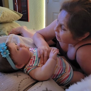 Reborn Baby JOSEPH Awake by Jackie Joly, 3 Months in Size, 23