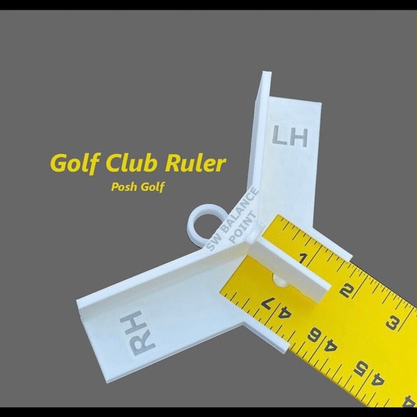 Golf Tee Ruler Golf Club Ruler - Fitting Tool - Length Measurement - Swing Weight ...