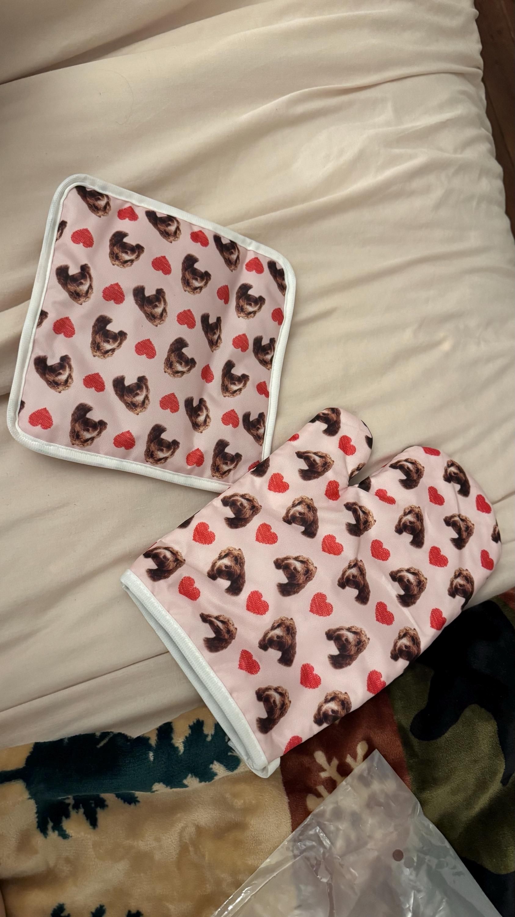 Custom faces oven gloves, Pot Holders personalized photo oven mitts, chef gifts,  custom face mitt,Kitchen Oven Mittens Christmas gift