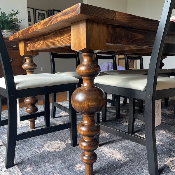 Massive Modern Pine Dining Legs - Set of 4 - Sustainably Harvested ...