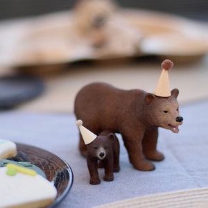 12 Mini Partyhüte In Mehrfarben,Kegelförmige Klei Produktbild-Vorschau 6