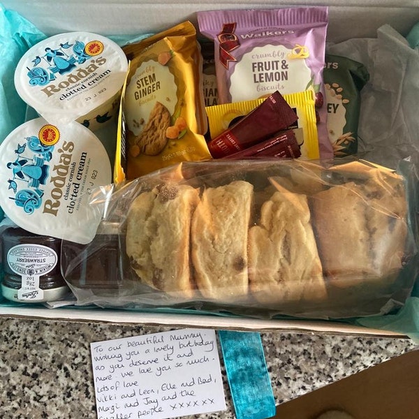 Luxury Cream Tea Hamper | Afternoon Tea Gift Set | Handmade Organic ...