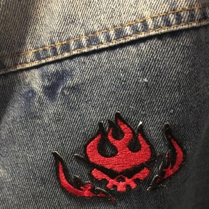 天元突破グレンラガン 紅蓮団ロゴ刺繍ワッペン - Etsy 日本