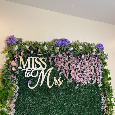 Mr & Mrs Sign Wedding Backdrop Mr and Mrs Bridal Shower - Etsy
