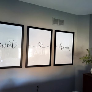 ♡ Buy Printable Wall Art, Set of 3 Wall Decor, Bedroom Wall Art