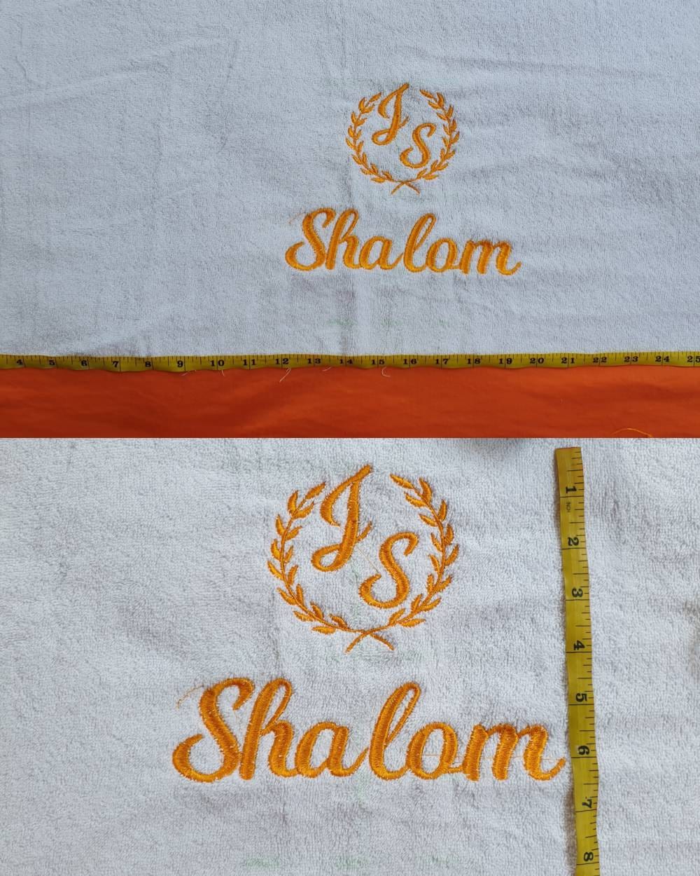 Customer photo for Katelyn - Embroidery font