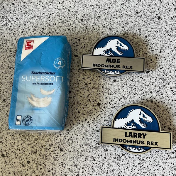 Custom Jurassic World Name Tag Replica Prop Etsy custom-jurassic-world-name-tag-replica-prop-etsy