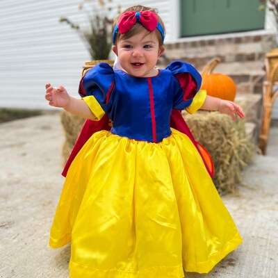 Snow White Dress for Birthday Costume or Photo Shoot Snow - Etsy