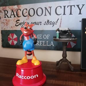 ミスター・ラクーン バイオハザード2 フルサイズマスコット 高さ6