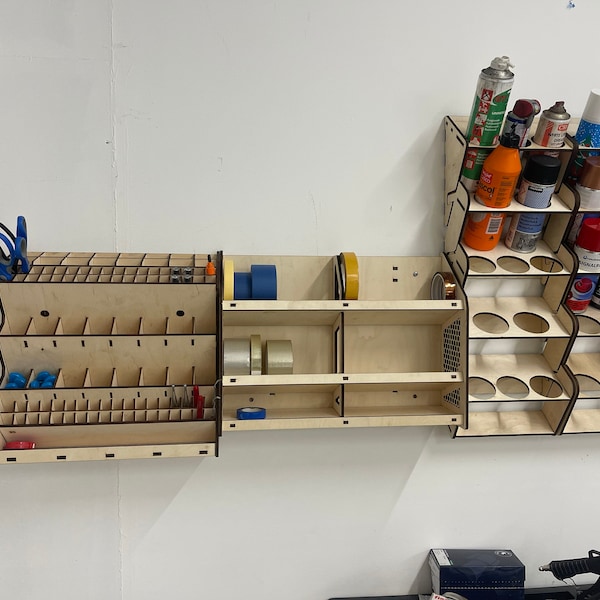 Laser Cut Rak Template - Tape Storage Rack - Lasercut File/ CNC Template - Designed ...