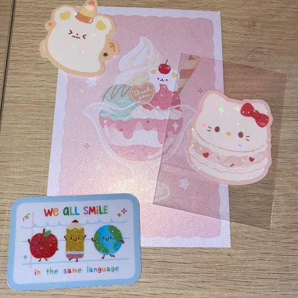 Minion Omamori Epoxy Keychain Stickers | Fat Cat Shiba Chocobo ...