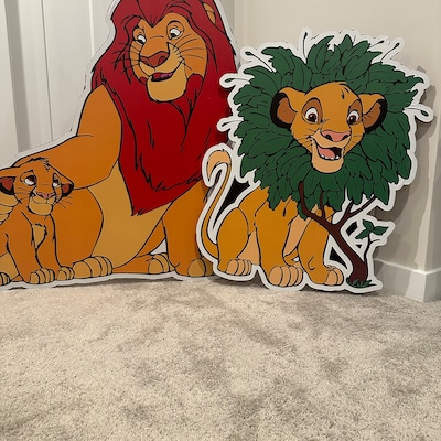 Lion King BIG Decor Cutouts, Party Decor, Lawn Signs, Printable ...