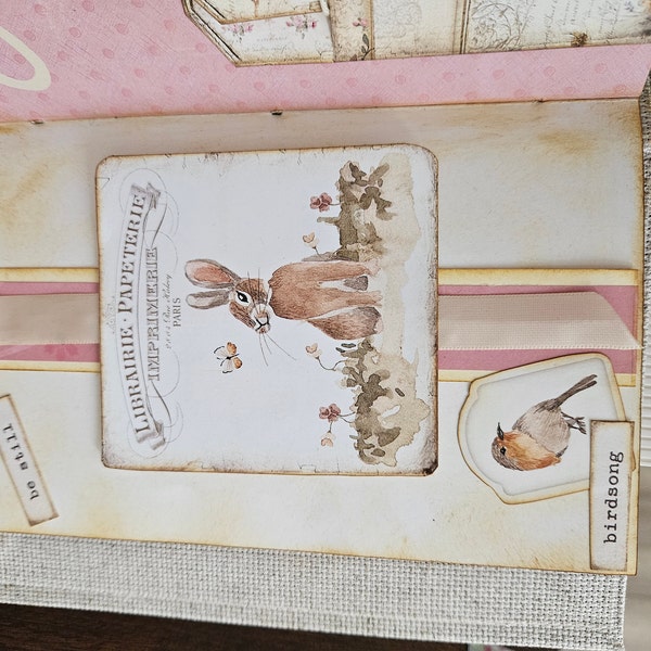 Junk Journal Kit, Shabby, Woods, Boho, Woodland, Forest, Animals, Baby ...