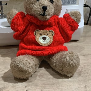 Memory Bear Pattern Make Teddy Bear Cuddly Toy Teddy Bear Sewing ...