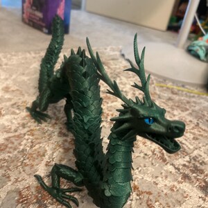 Lung Oriental Articulated Chinese Dragon BJD Dragon 3D