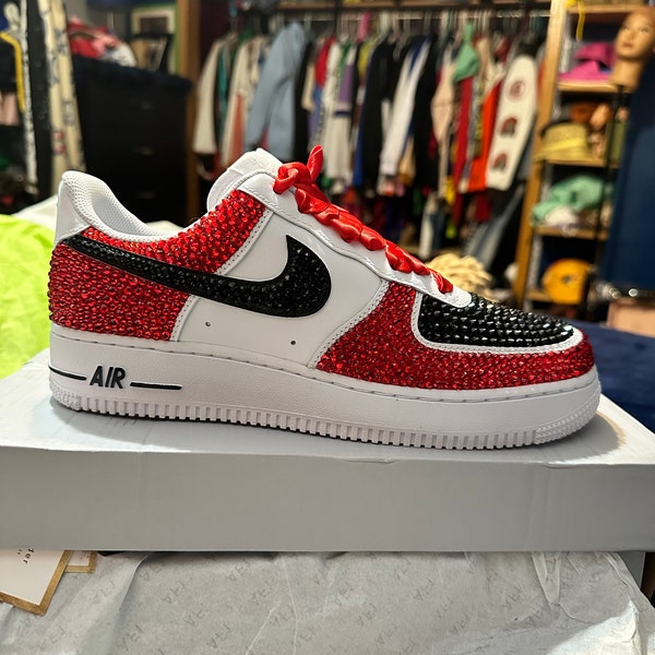 air force 1 white lace bling