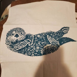Sello De Goma Nutria / Regalos De Nutria / Papelería De Nutria
