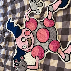 Espeon Rug,knitting Handmade Non-slip Area Rug Home Decor Mentali ...