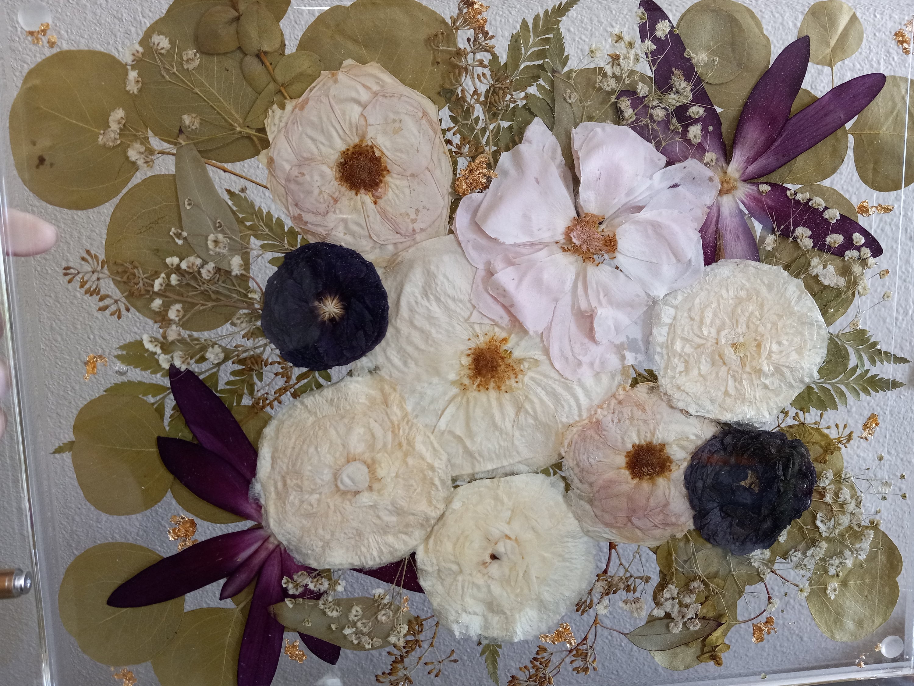 Preserved flowers from A.J.'s etsy review