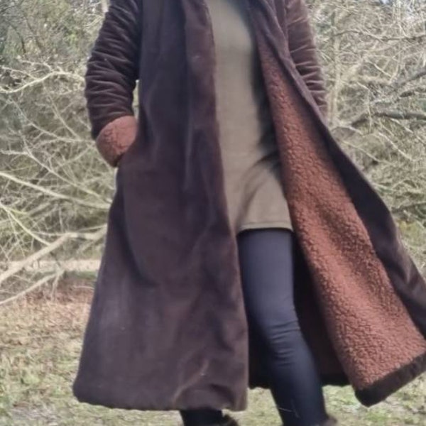 Hooded Coat Pattern | Winter Coat Pattern | Long Coat Sewing Pattern ...