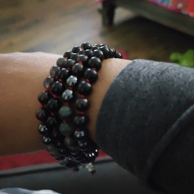 Elite EMF Balance Crystal Shungite Protective & Healing Ring - Foto 9