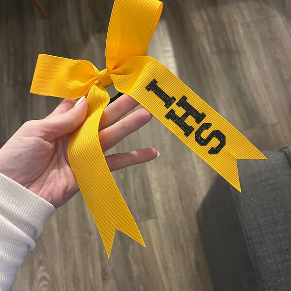 Long Tailed Hair Ribbon With 1 Name on Tail - Etsy