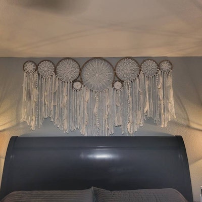 Large Dreamcatcher Hanging Over the Bed, Large Dream Catcher, Dream ...