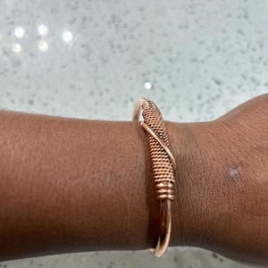 Copper Bangle, Adjustable One Size Fits All Bangle - Etsy