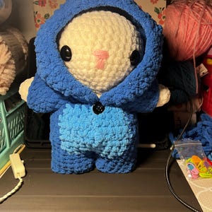 8-in-1 Bunny in Onesie Crochet Pattern - Etsy