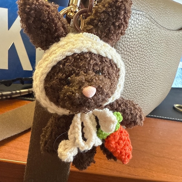 Teddy Bear Bag Charm