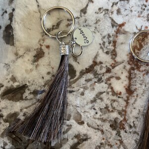 スペシャルオファ Key Hair Horse Tassel Chain by Charm Name Personalized With 小物