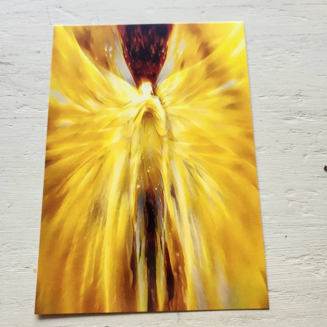 Archangel Seraphiel - Print - the Golden Light of God