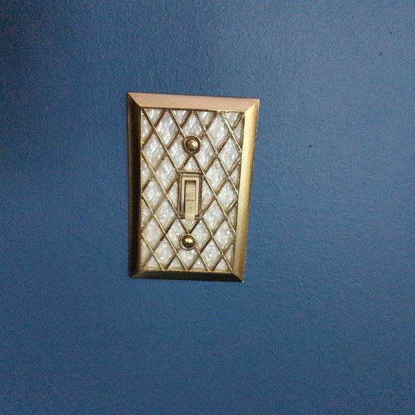 Gold Filigree Double Toggle Switch Plate, Regency Switch Plate - Etsy