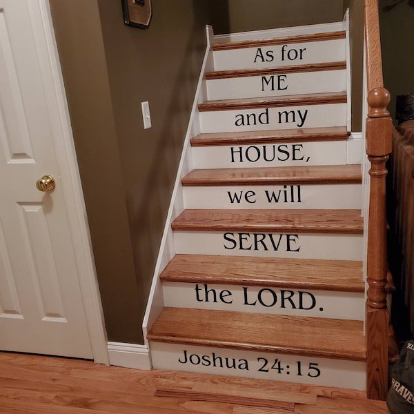 Staircase Riser Quotes Inspiration Quotes Stair Riser Decals, Stair Decals, Stair Stickers ...