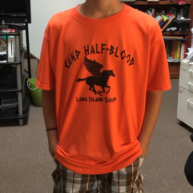 Kuakuayu Hjn Camp Half Blood T-shirt Percy Jackson Halloween