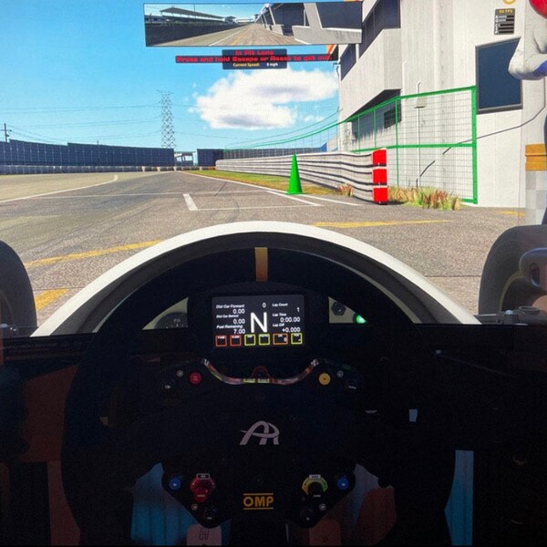 6.8'' Sim Racing Dash Display DDU 10.7 28leds Fanatec Simucube - Etsy