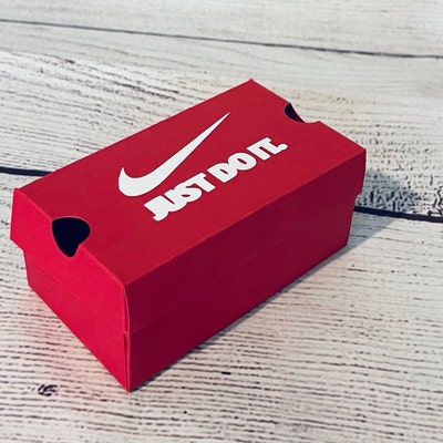 Mini Shoes Box Template, Mini Sneaker Box Template, Gift Box Template ...