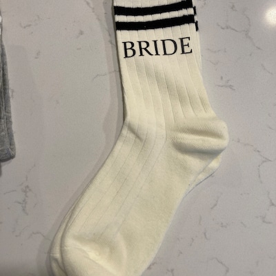 Bridesmaid Custom Socks, Proposal Socks, Wedding Party Socks, Bridal ...