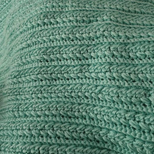 A customer's finished Braided Wheat Stitch Crochet Blanket PDF Pattern