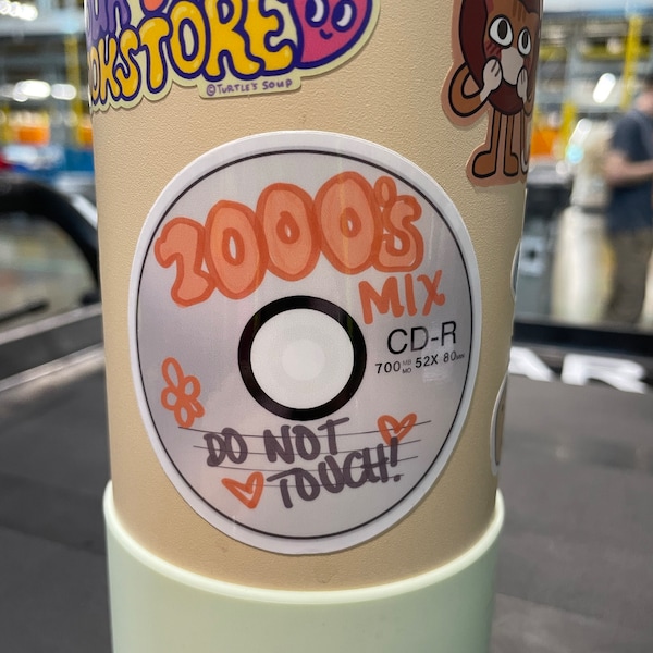 2000s CD Mix Sticker, Sticker for Millennials - Etsy