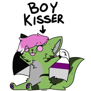 Simping Fursona Digital Sticker Icon YCH - Etsy